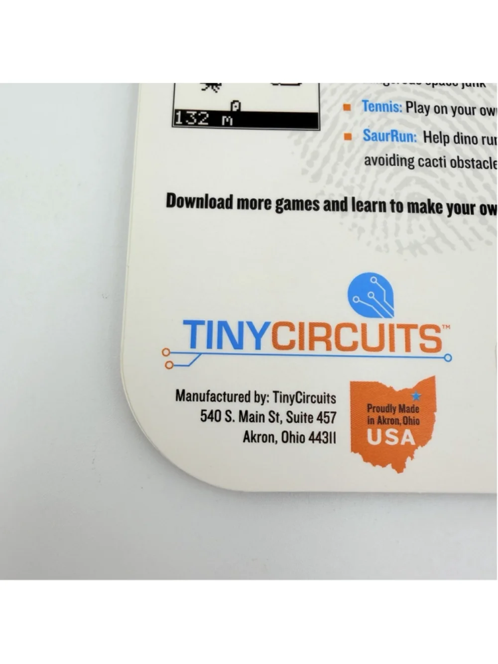 TinyCircuits THUMBY Pink Playable Programmable Keychain OLED Game Console NEW